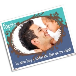 pm0013 - Photo postcard - Father