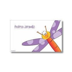 Label cards - dragonfly