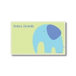 Label cards - elephant