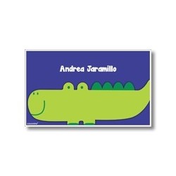 Label cards - crocodile