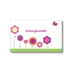 Label cards - flowers
