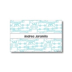Label cards - cars