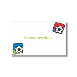 p0406 - Tarjetas de presentación - Fútbol