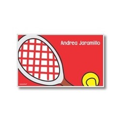 p6405 rojo - Tarjetas de presentación - Tenis