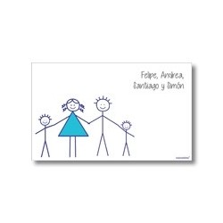 Label cards - family