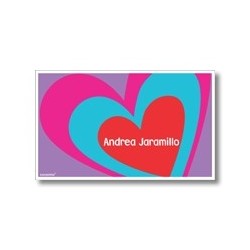 Label cards - heart