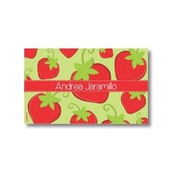 Label cards - strawberry