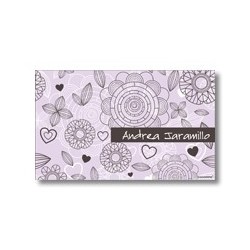 Label cards - Flowers