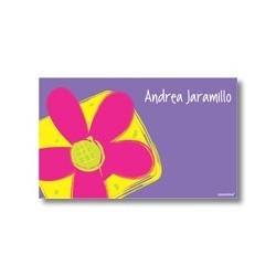 Label cards - Flowers
