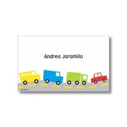 Label cards - cars