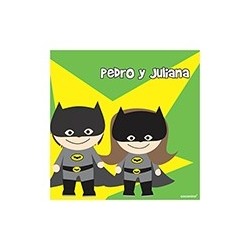 Label cards - Superheros