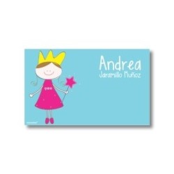 Label cards - princess