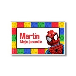 Label cards - Superheros
