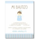 b0057 azul - Invitaciones - Bautizo