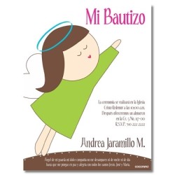 b0046 B - Invitaciones - Bautizo